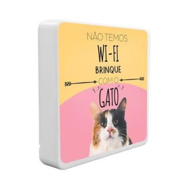 Imagem de Luminária Box Slim Wifi Cat USB - DECORFUN, Bivolt