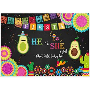 Imagem de COMOPHOTO Fiesta Fundo de festa de gênero, Ele ou Ela, Revelação de Gênero, 17,78 cm x 1,83 m, Santo Guacamole Taco sobre um bebê, ele ou ela, Fiesta, Fundo de Fotografia Avocado Mexican Fiesta, Fundo de Decoração de Chá de Bebê
