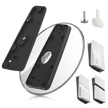 Imagem de HUIJUTCHEN Suporte vertical para PS5 Pro, suporte estável para PS5/PS5 Pro/PS5 Slim Console Disc & Digital, acessório de base antiderrapante para PlayStation 5, instalação sem ferramentas com um