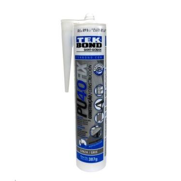 Imagem de Kit 2 Adesivo Silicone PU 40 Fix Selante Cinza 387G TekBond - tek bond