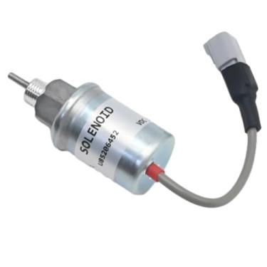 Imagem de Vkinman Solenoide de desligamento de combustível 185206084 12V, substituição para Perkins 402D 403D 404D 404C 403C HL403C-15 HR404C-22 Tgenset, substitui U85206452 185206452 U85206451