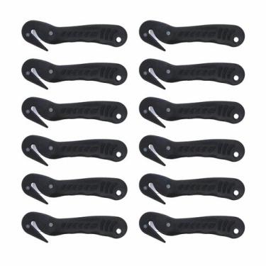 Imagem de Kit 12 Estiletes de Segurança Bico de Pato Pelicano P-1200 com Lâmina 