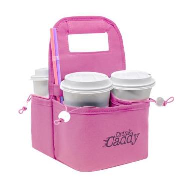 Imagem de Porta-bebidas portátil Drink Caddy e porta-copos de café reutilizável 