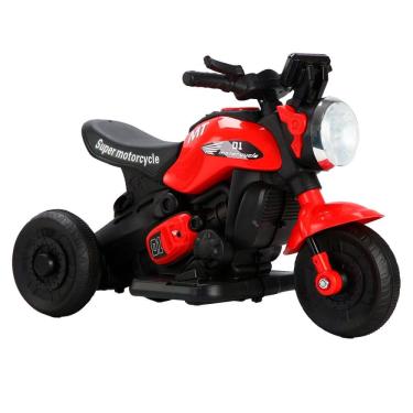 Imagem de Moto Elétrica First Custom Vermelha Zippy