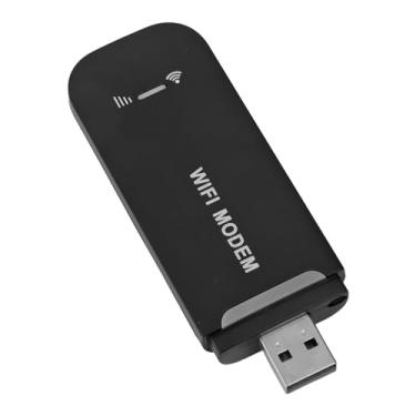 Imagem de Asixxsix WiFi portátil USB 4G, roteador portátil com ponto de acesso móvel, compatível com 10 dispositivos, modem Wi-Fi com slot para cartão SIM, para viagens, escritório e casa (Preto)