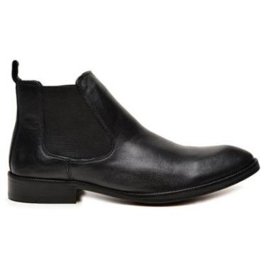 Imagem de Bota Social Preta Chelsea Em Couro 020887-Masculino