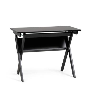 Imagem de Escrivaninha Dobrável para Escritório 100 Cm Artic Preto