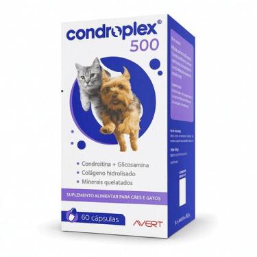 Imagem de Avert Condroplex 500  Suplemento Articular para Cães e Gatos de Pequen