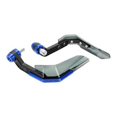 Imagem de Generic 2x Protetores de Mão para Motocicleta Liga de Alumínio Eficaz Prático Peças de Reparo Fixação Leve Protetor de Vento Profissional, Azul