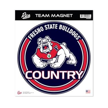 Imagem de Rico Industries NCAA Fresno State Bulldogs Padrão 20 cm Ímã redondo