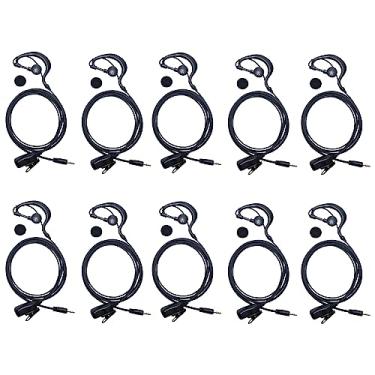 Imagem de TDYU G Shape Earpiece Walkie Talkie Earpiece Headset with Mic PTT For Microtalk Cxt195 Cx112 PX655 ACXT1035r ACXT145 ACXT545 RX385 RX685 Two Way Radio 10Pack