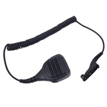 Imagem de Microfone de alto-falante de ombro para rádios Motorola PMMN4025AL OEM APX-6000, XPR-7550e, APX-8000, XPR-7350e - Microfone remoto durável com áudio claro