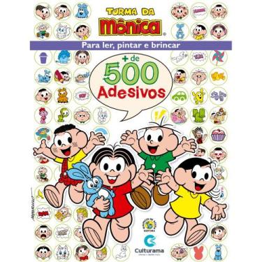 Imagem de Livro - 500 adesivos Turma da Mônica