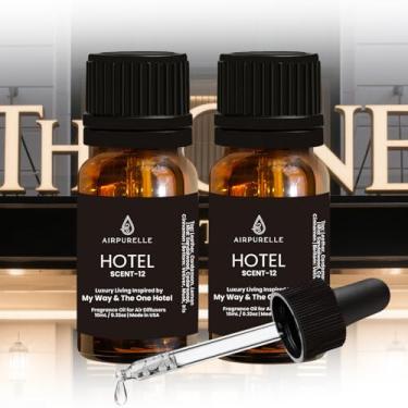 Imagem de Hotel Collection Óleo difusor inspirado no perfume The One Hotel, óleos essenciais de luxo para difusores para casa, quarto, escritório e sala de estar, aroma de longa duração, 0,34 FL Oz-2 pacote
