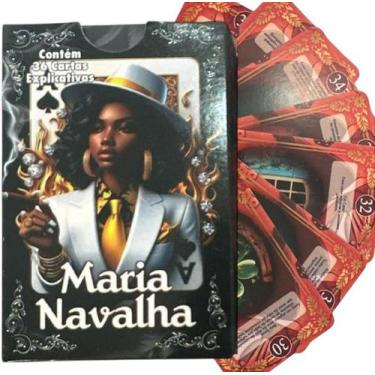 Imagem de Baralho Maria Navalha 36 Cartas  Intuição  Orientação Espiritual  - Es