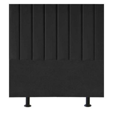 Imagem de Cabeceira Estofada De Cama Casal Box 140 Cm Carla Corino Preto