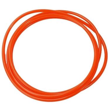 Imagem de Peça de reposição de correia de transmissão de rolo para treinamento em casa para ciclismo interno TPU Material 5 mm perímetro 185 cm (vermelho, 2 peças)