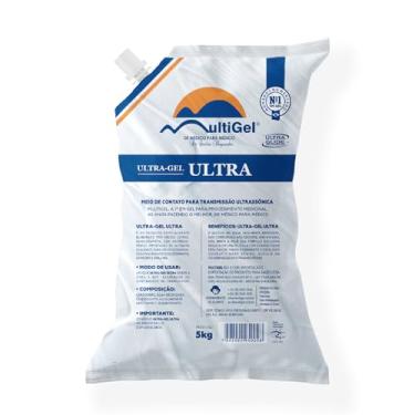 Imagem de MultiGel Ultra-Gel Ultra, Gel Condutor para Ultrassom, Incolor, pH Neutro, Hipoalergênico, 5kg