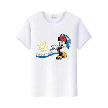 Imagem de Camiseta Feminina Engraçada Com Estampa Do Mickey Mouse, Camiseta De A