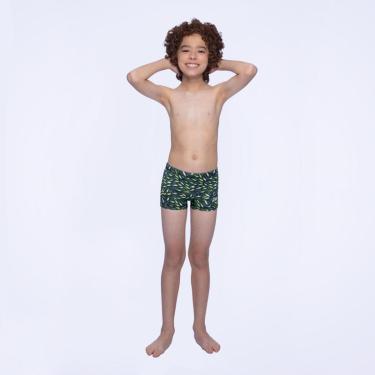 Imagem de Sunga Infantil Boxer Fish - VERDE MUSGO-Masculino