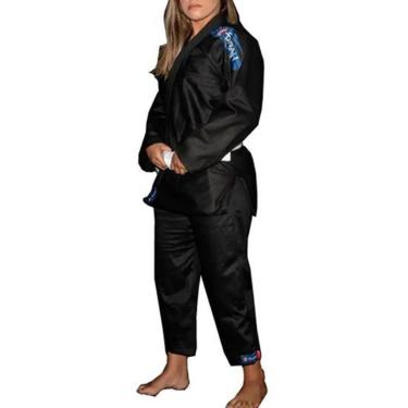 Imagem de Kimono Torah Jiu Jitsu Trançado Flex Preto-Unissex