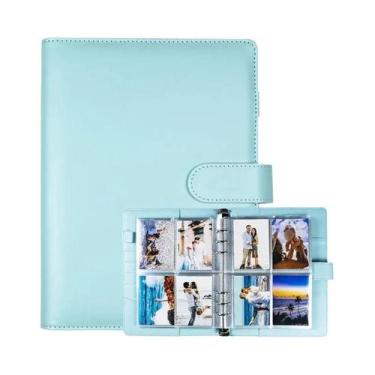 Imagem de Álbum De Cartões Kpop A5 Em Couro PU Com 200 Slots E 4 Bolsos Para Col