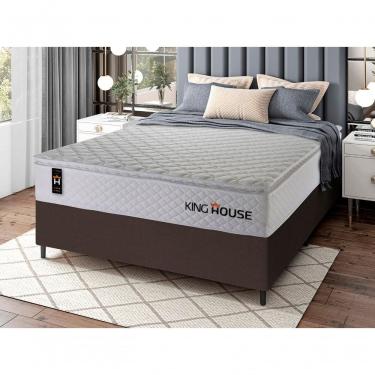 Imagem de Cama Box Molas Ensacadas New Moon Casal 138x188 King House