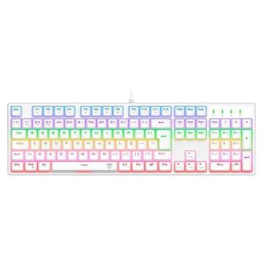 Imagem de Teclado Mecânico Gamer T-Dagger Rebel, RGB, Full Size, Switch Dust-pro