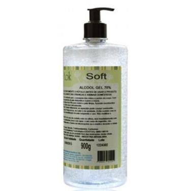 Imagem de Alcool Gel 70 Antisséptico 420g com Válvula Pump - SuaveTok