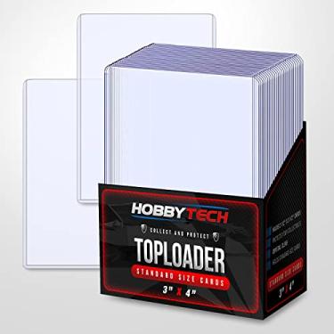 Imagem de HOBBYTECH - Protetor de Cartão Toploader Premium de 7,6 cm x 10 cm, Plástico Rígido, 25 Peças, para Cartas Esportivas, Pokémon, MTG, TCG, Yu-Gi-Oh e Mais