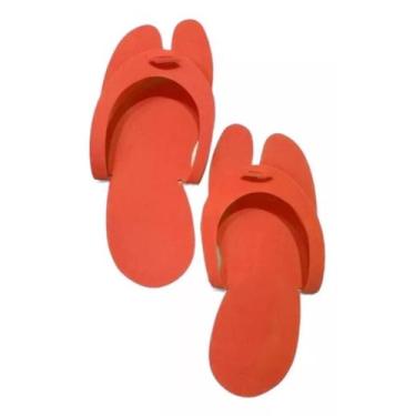 Imagem de Chinelo Descartável Eva Para Salão, Manicures - 10 Pares 2mm - Selys, 