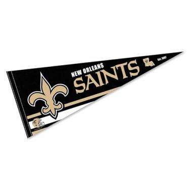 Imagem de Bandeira do Pendente WinCraft New Orleans Saints tamanho completo 30 x 30 polegadas