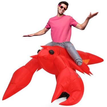 Imagem de VioraWhite Fantasia inflável para adultos, passeio no dia das bruxas, para homens e mulheres, dia de Ação de Graças, Natal, Carnaval, cosplay, Verde, about 59 inches