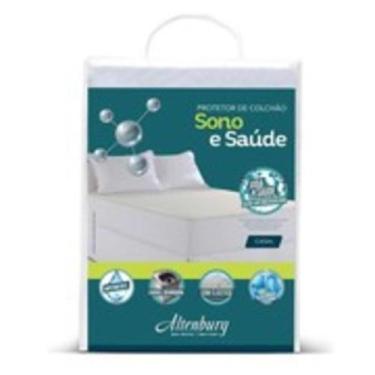 Imagem de Protetor De Colchão Solteiro Especial  Impermeável - Branco - Altenbur