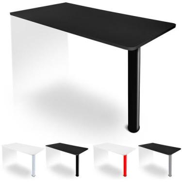 Imagem de Mesa De Parede Paris Compacta Em Aço Com Tampo Retangular 100cm x 55cm