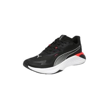 Imagem de PUMA Unissex Pwr Hybrid Tr Crosstrainer, Puma Preto Puma Branco Vermelho Cinza Echo, 40 EU