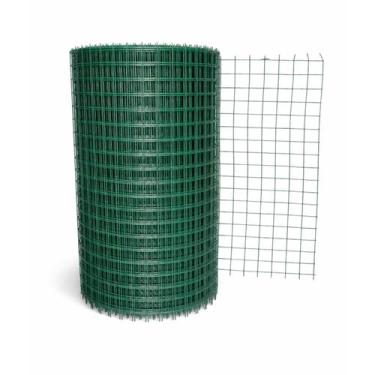 Imagem de Tela Soldada Revest. PVC Anti-Pombos Malha 15mm 10m x 0,25m - Telas MM