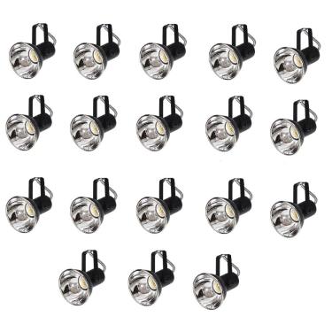 Imagem de Kit 18 Spot Trilho Perfilado Eletro calha Par20 Bulbo OL5