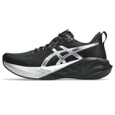 Imagem de Tênis ASICS Novablast 5 Platinum - Masculino - Prata/Preto, 41