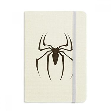 Imagem de Caderno com estampa de aranha preta com estampa de aranha, capa dura em tecido oficial diário clássico