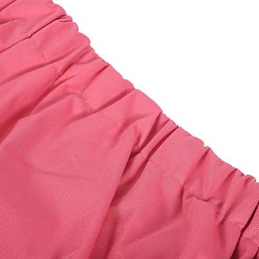 Imagem de Fralda para incontinência, fralda de roupa interior reutilizável lavável e altamente absorvente, para mulheres e homens(705 rosa vermelha)