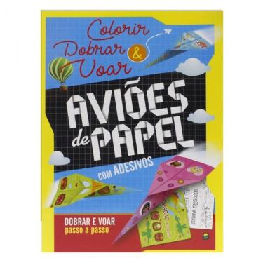 Imagem de Colorir E Dobrar: Aviões De Papel