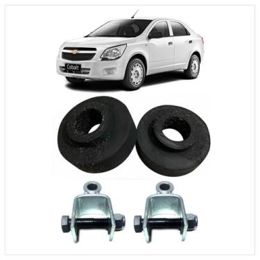 Imagem de Kit Calço Mola Traseiro 5cm + Prolongador Cobalt Reforçado - Borfix