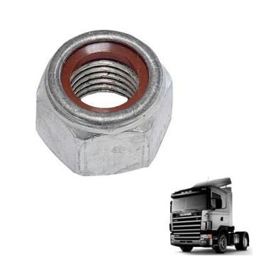 Imagem de Porca Ma16 Classe 8 Auto Travante Scania S4 S5 Codigo 807356 - Edreaza