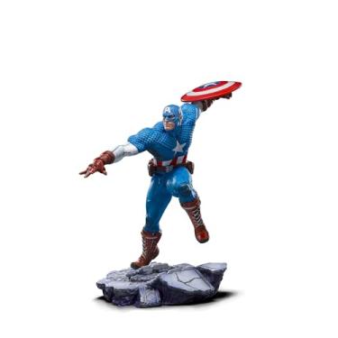 Imagem de Iron Studios Estátua Colecionável Captain America Versão Regular - Infinity Gauntlet Diorama - BDS Art Scale 1/10 Polystone Multicolorido 22cm
