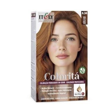 Imagem de Tintura Itely Colorita 8.34 Louro Claro Dourado Cobre