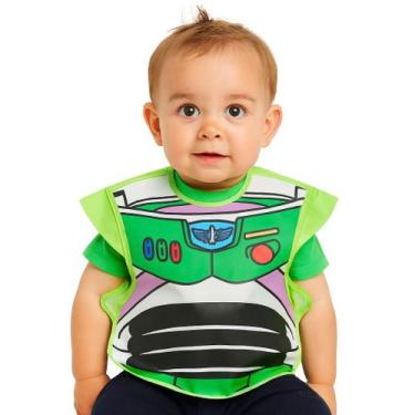 Imagem de Babador e Avental Infantil Impermeável Disney Papilloo, Verde