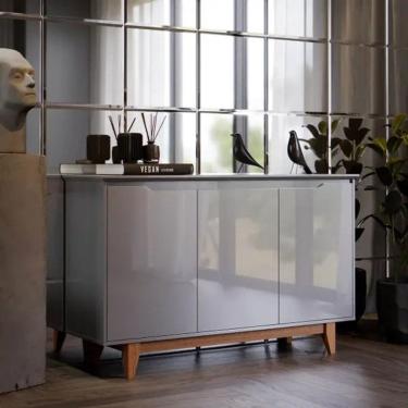 Imagem de Buffet 3 Portas Flow Cinza