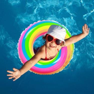 Imagem de Anel de natação Anel de natação inflável para crianças Anel de natação