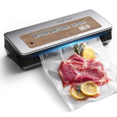 Imagem de Máquina seladora a vácuo Anybear 90kPa 120W com cortador e sacos